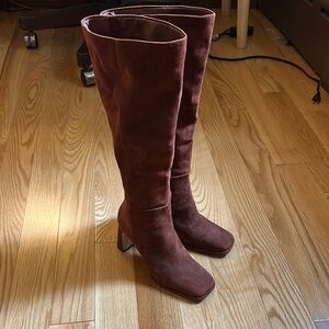 Sam Edelman Rich Brown Over the Knee Boots